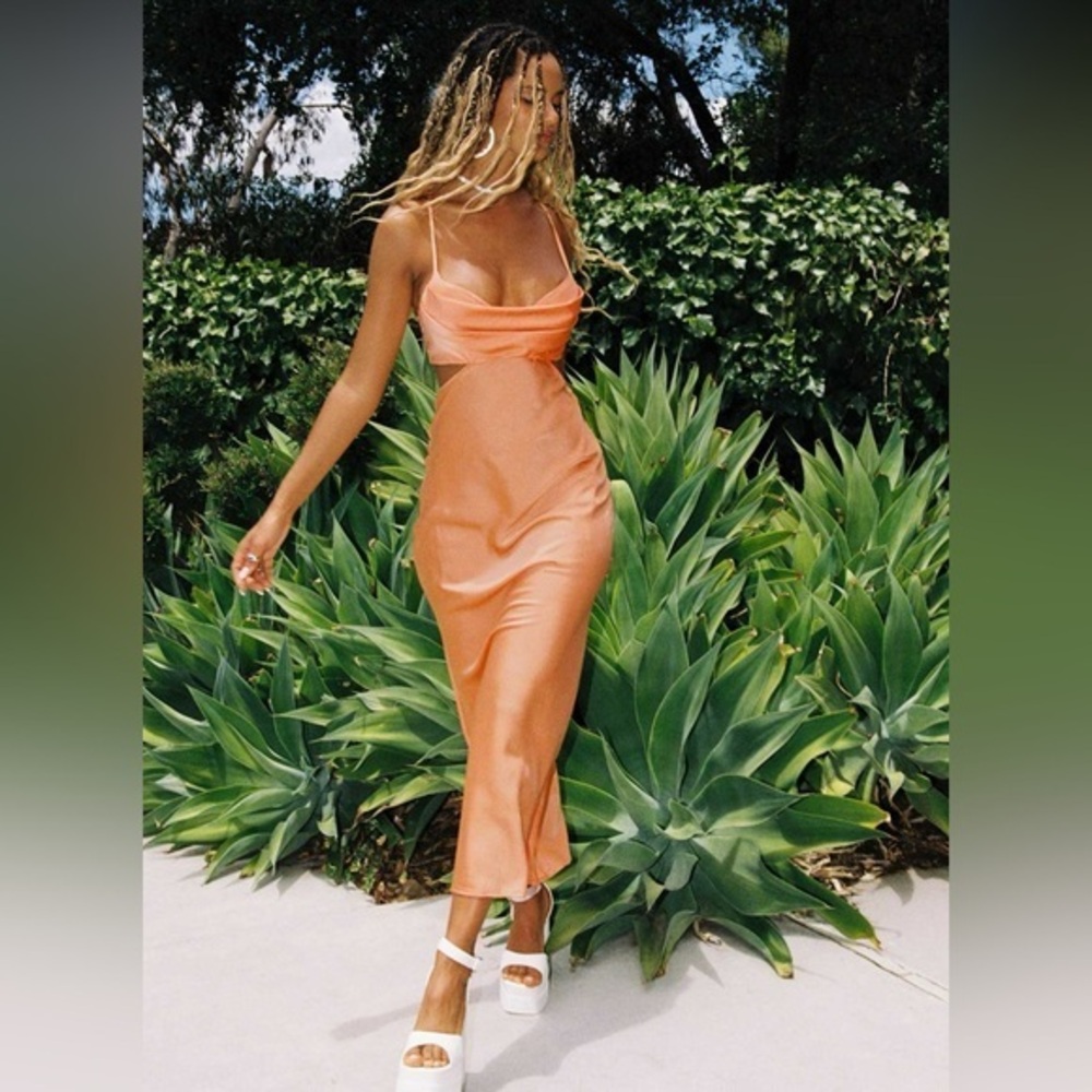 PRINCESS POLLY GISELLE MIDI DRESS